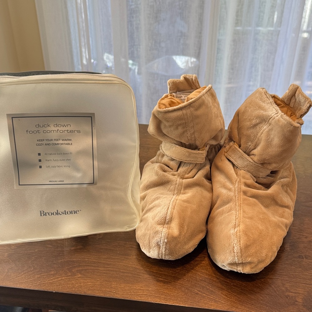Brookstone Tan Foot Comforters